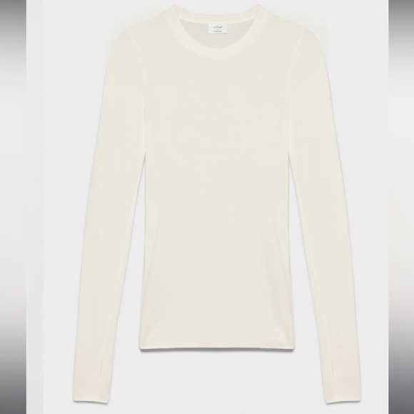 Wilfred Aritzia Oats Merino Wool Sweater sz M - Picture 6 of 7